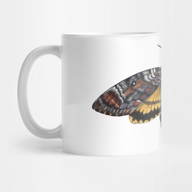 Death's Head Hawkmoth by JadaFitch